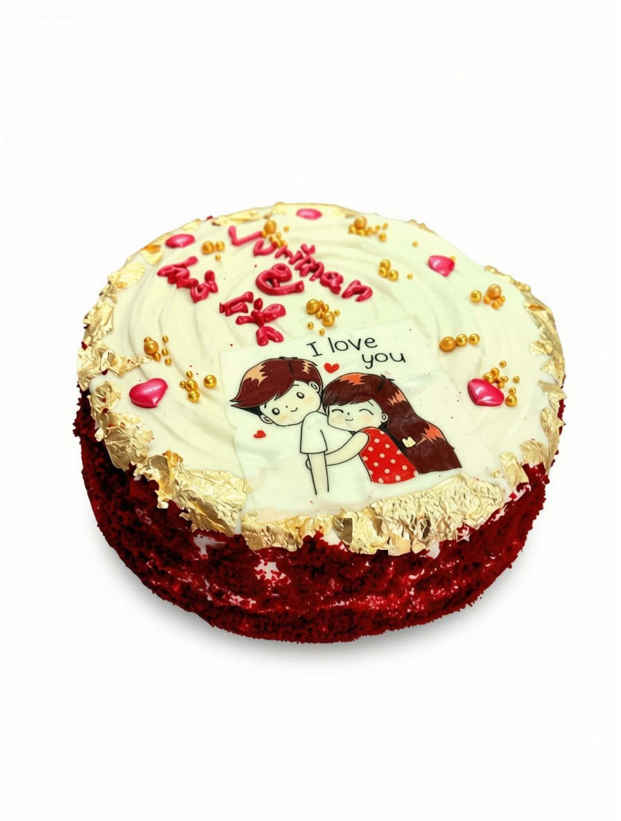 Red velvet cream cheese cake