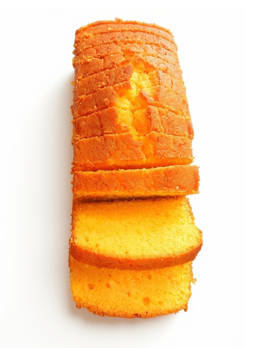 Orange butter pound cake