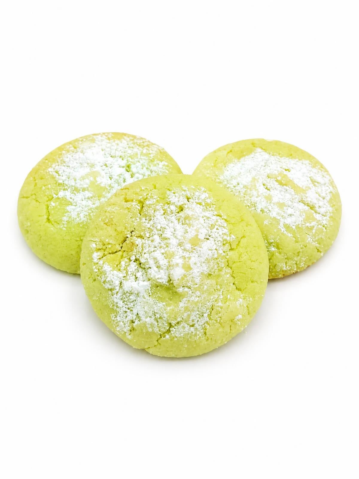 Lemon crinkle biscuits
