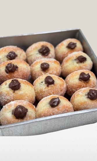 Chocolate infused donuts